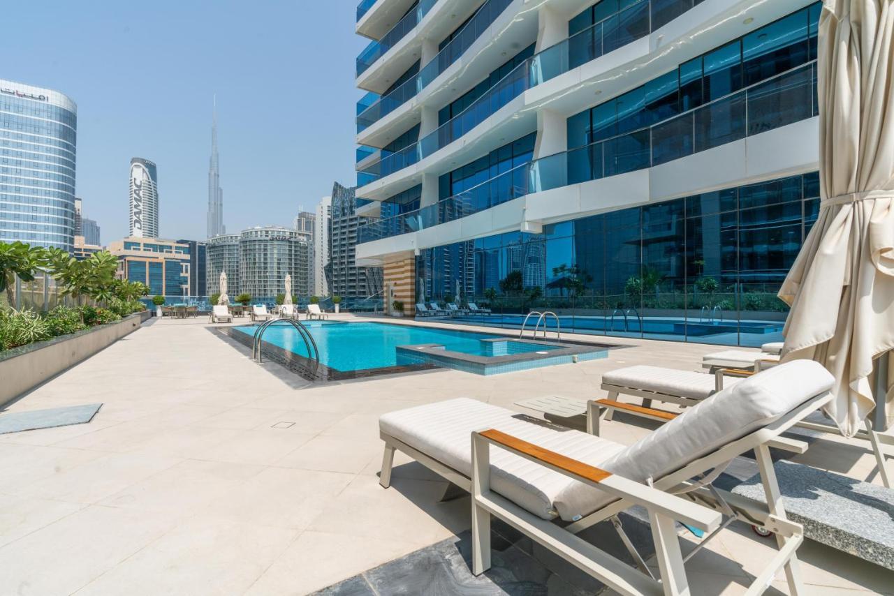 Exclusive Globalstay Apartments In Business Bay Free Parking & More! Dubai Exteriör bild